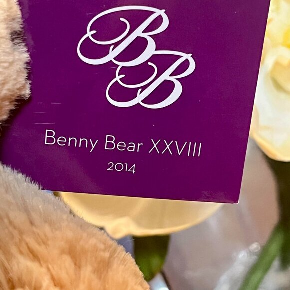 Ben Bridge 2014 Cream Colored Benny Bear With Pocket for Surprise Jewelry Gift! - Picture 5 of 10